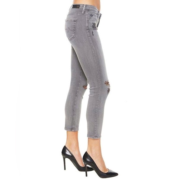 Women’s AG Adriano Goldschmied “stilt crop” Denim Size 30 - Picture 3 of 14